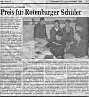 Preis für Rotenburger Schüler